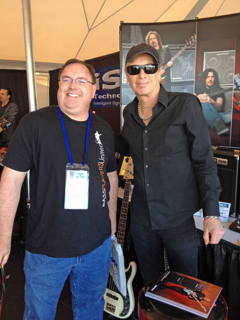 Tim with Billy Sheehan