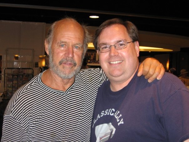 Tim with actor Geoffrey Lewis (RIP)