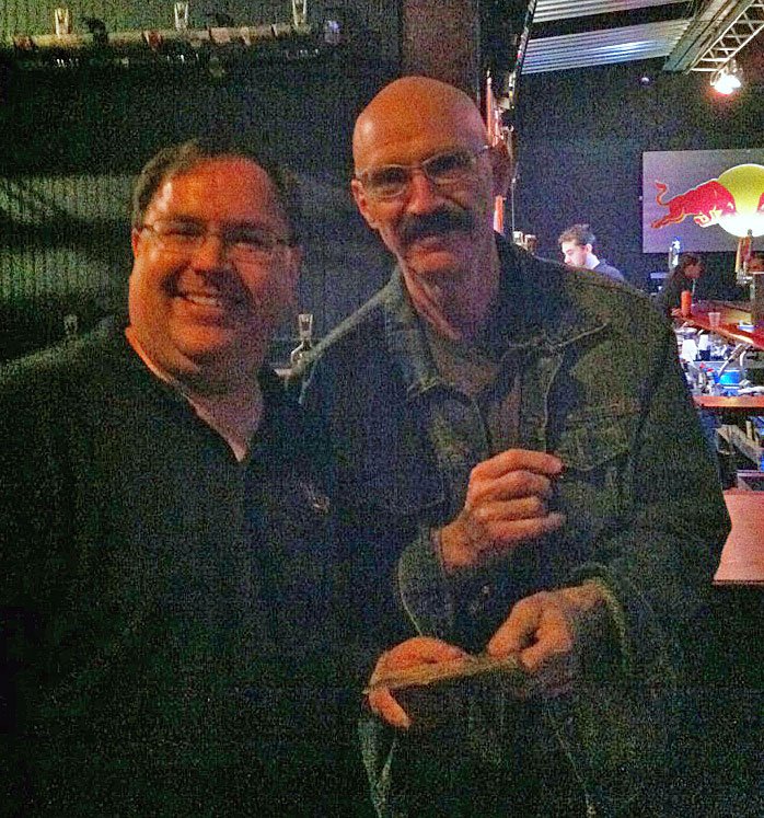 Tim with Tony Levin