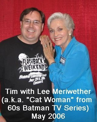 Tim with actress Lee Meriwether