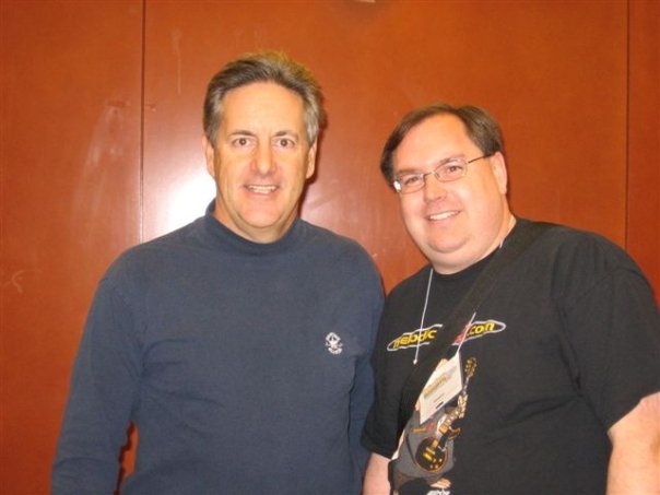 Tim with David Naughton