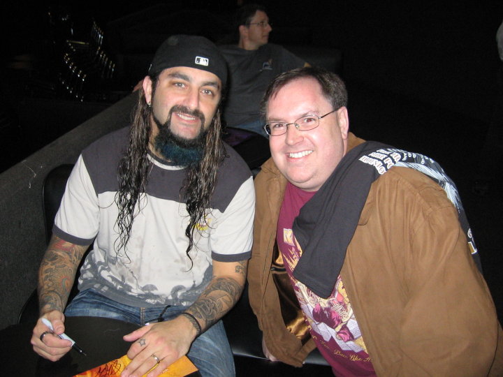 Tim with Mike Portnoy (2010)