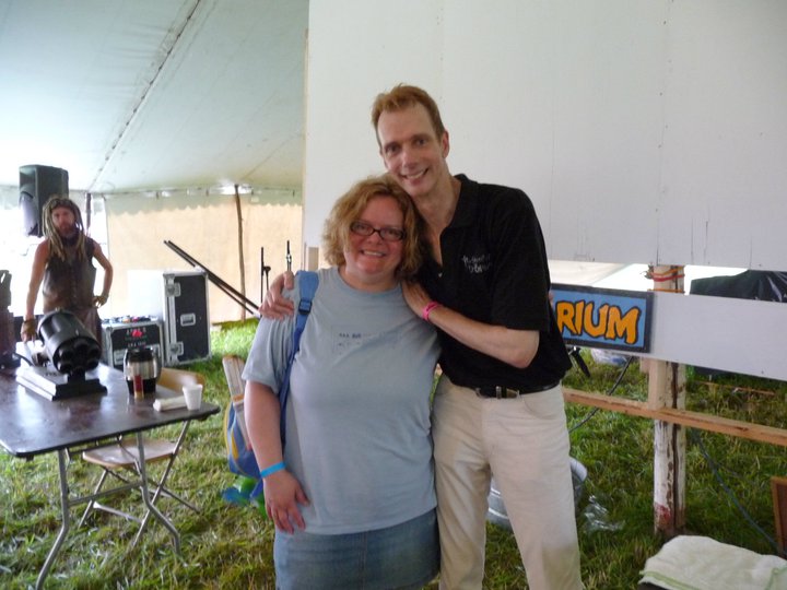 Michelle with Doug Jones (2011)