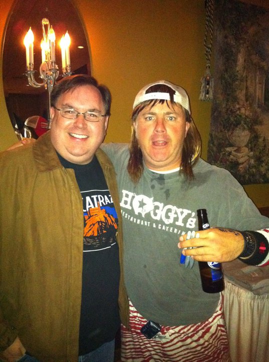 Tim with Donnie Baker
