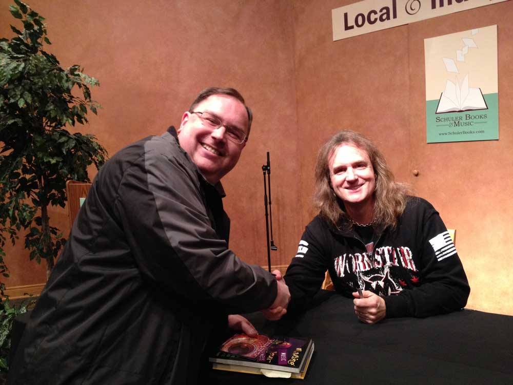 Tim with David Ellefson